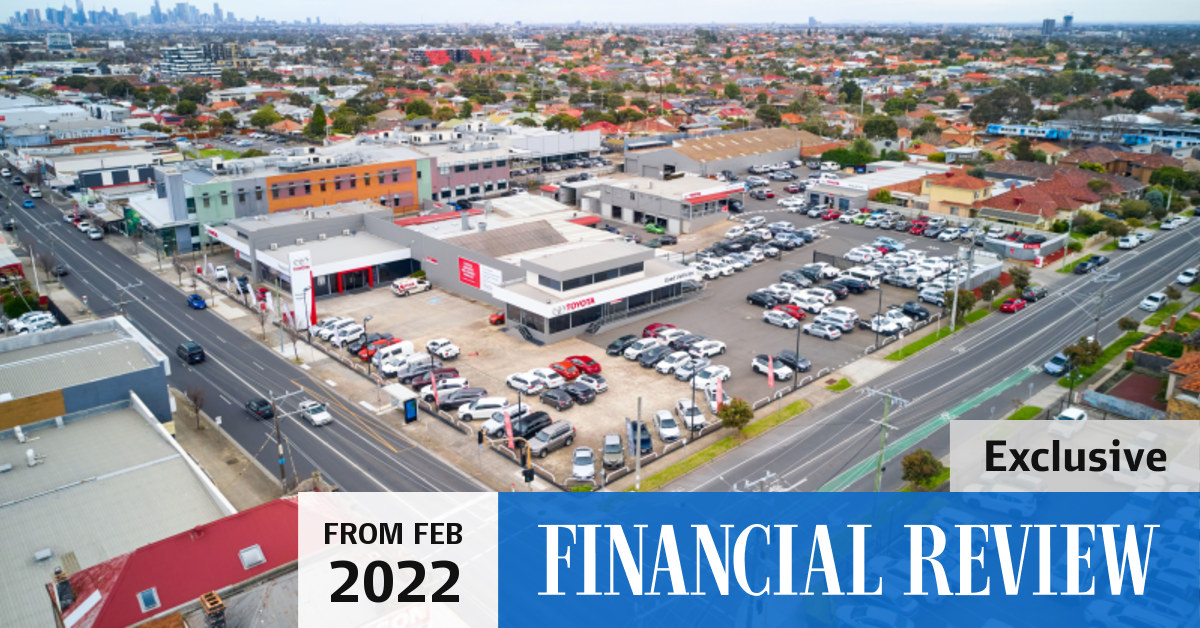 Make Ventures buys Melbourne Toyota dealership for buildtorent landbank